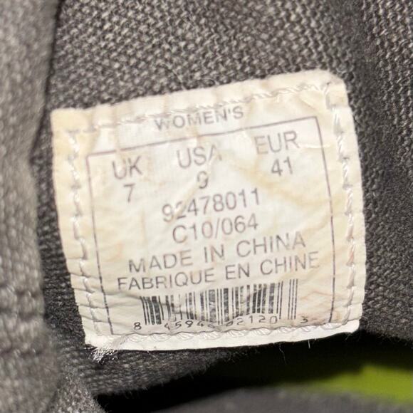 Palladium Baggy Canvas Boots Women’s 9 Black Fold Over Combat High Top - Picture 8 of 9